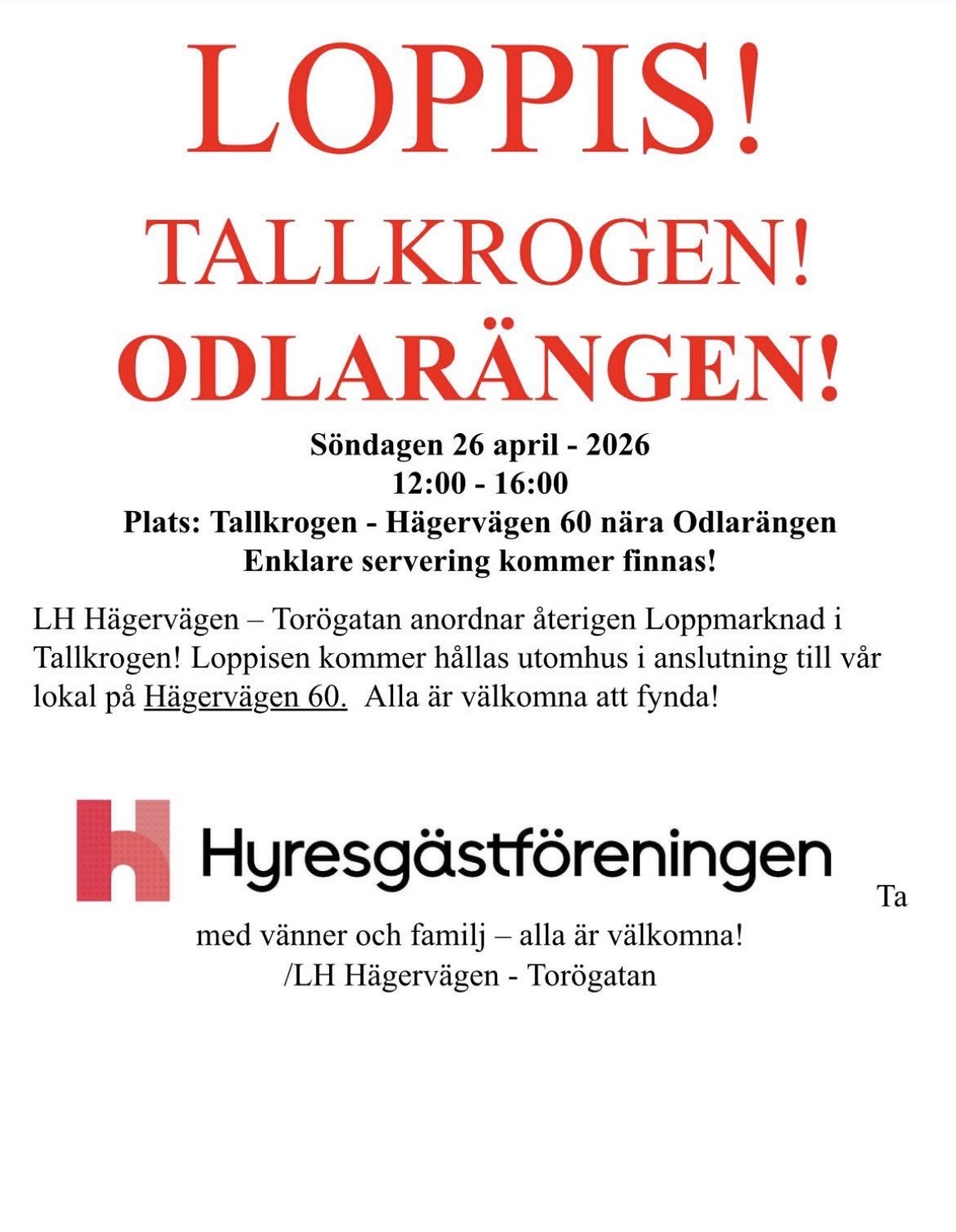 Loppis Tallkrogen Odlarängen