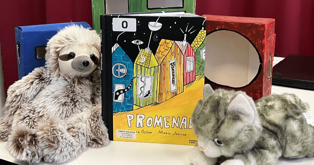 Sinnenas sagostund på Farsta bibliotek!