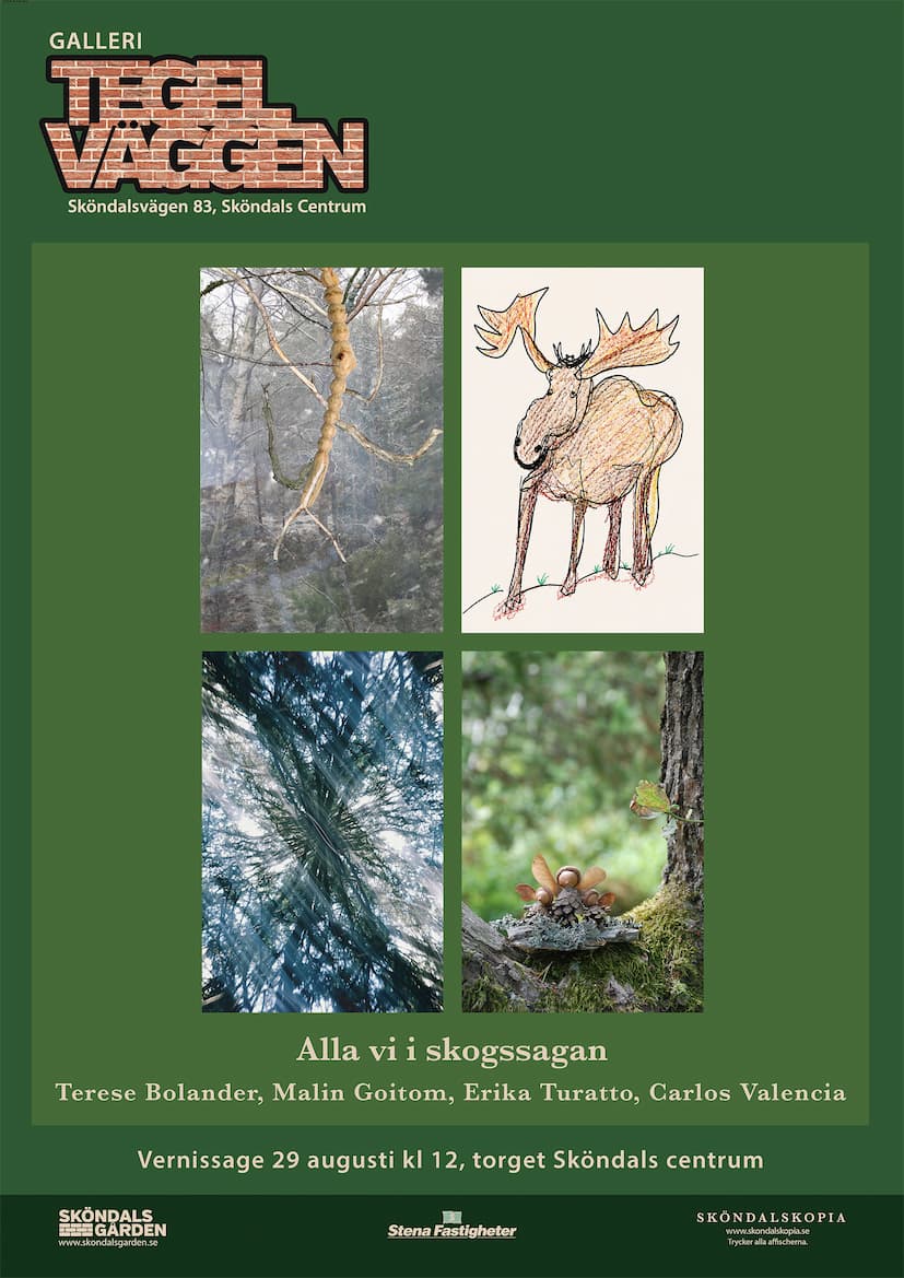 vernissage 29 aug Tegelväggen Skogssagan (1)
